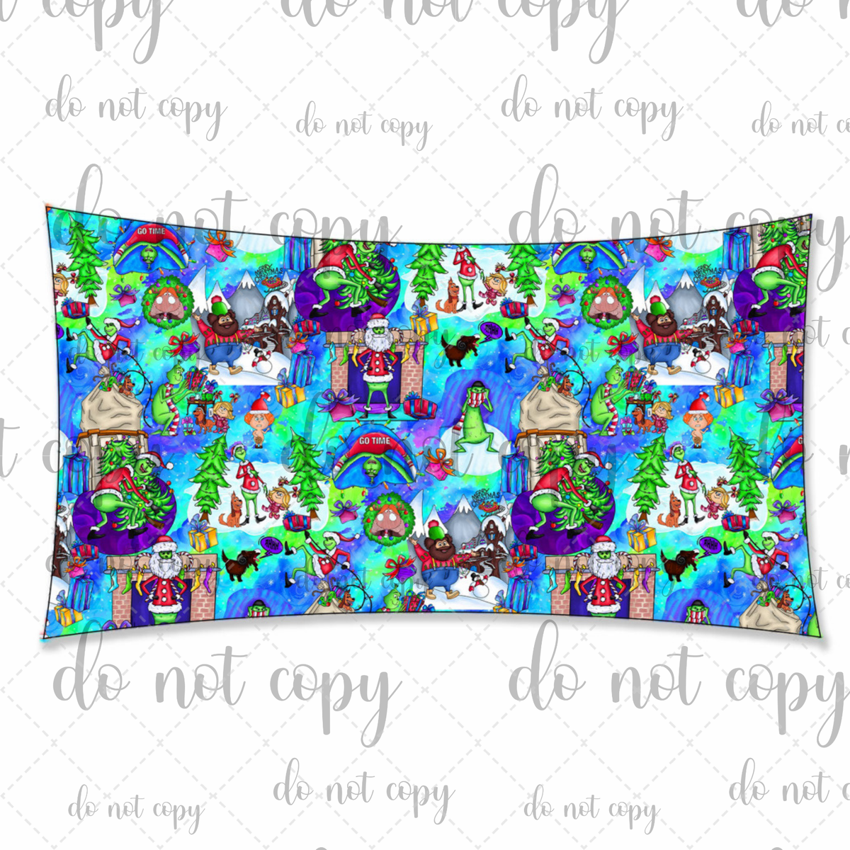 PRE-SALE: Mean, Green, and Merry Standard Pillowcase