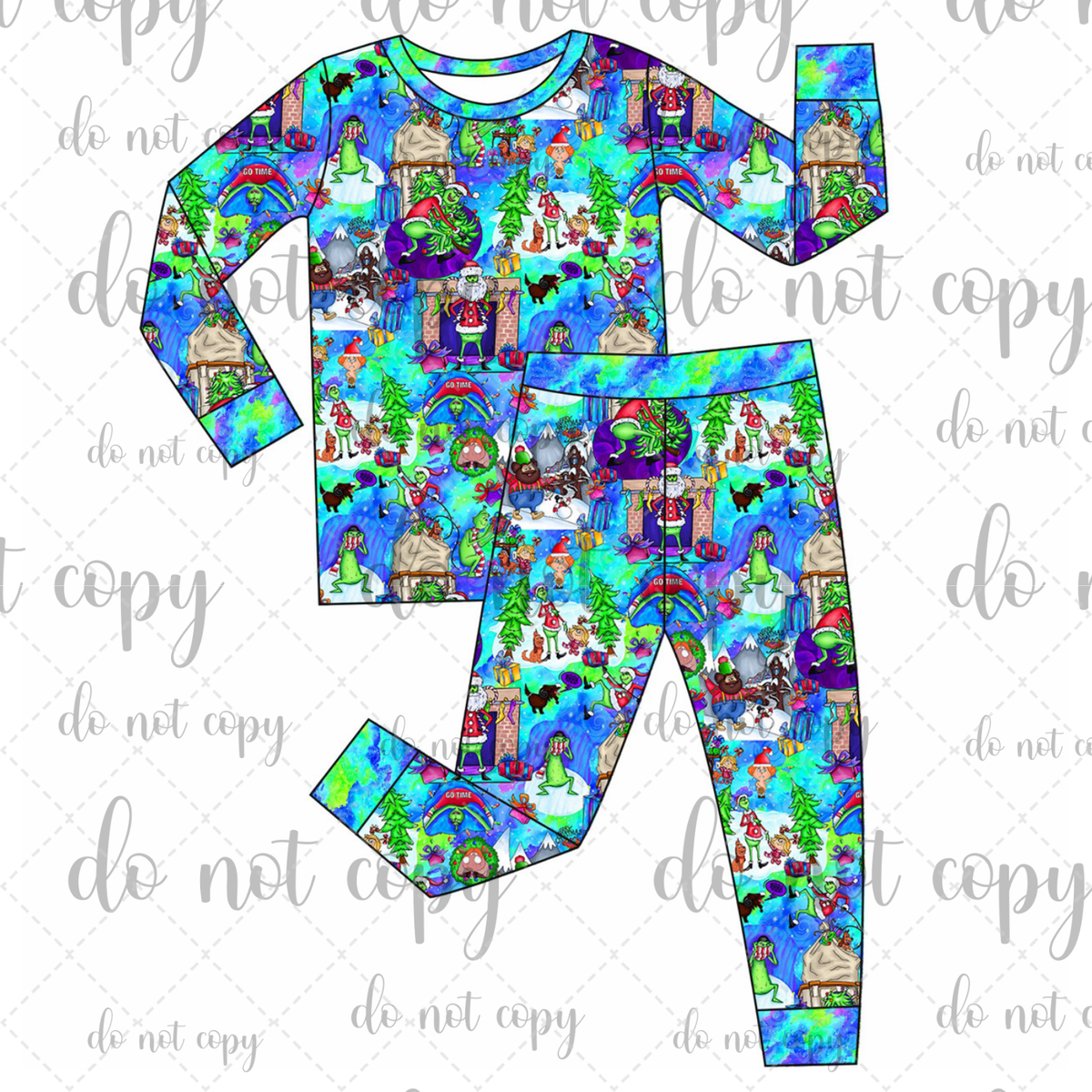 PRE-SALE: Mean, Green, and Merry Two Piece Set
