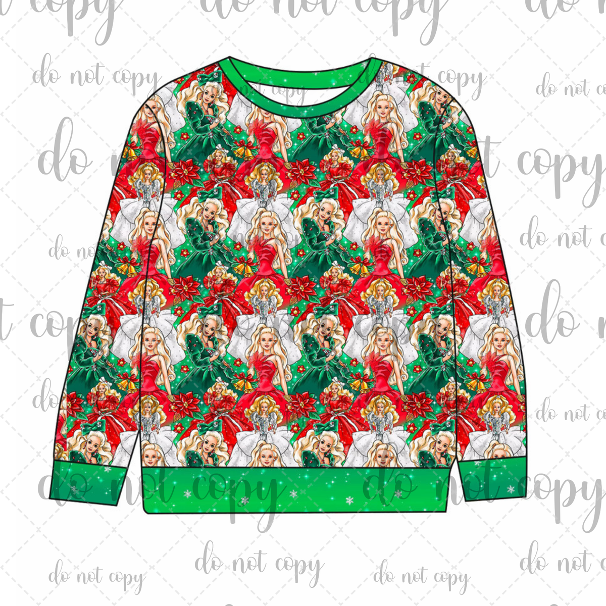 PRE-SALE: Glam The Halls Adult French Terry Crewneck