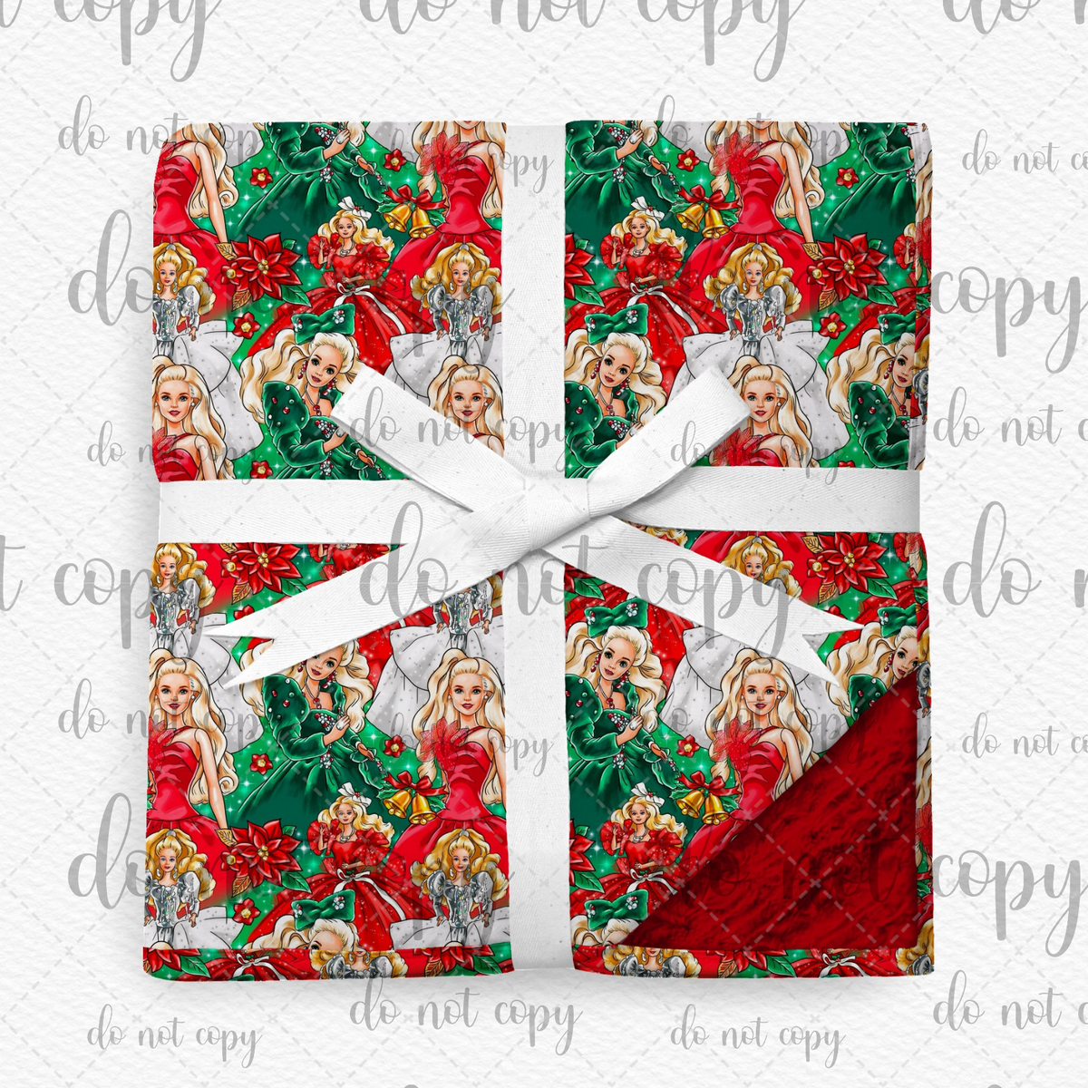 PRE-SALE: Glam The Halls 60x80 Bamboo Minky Blanket