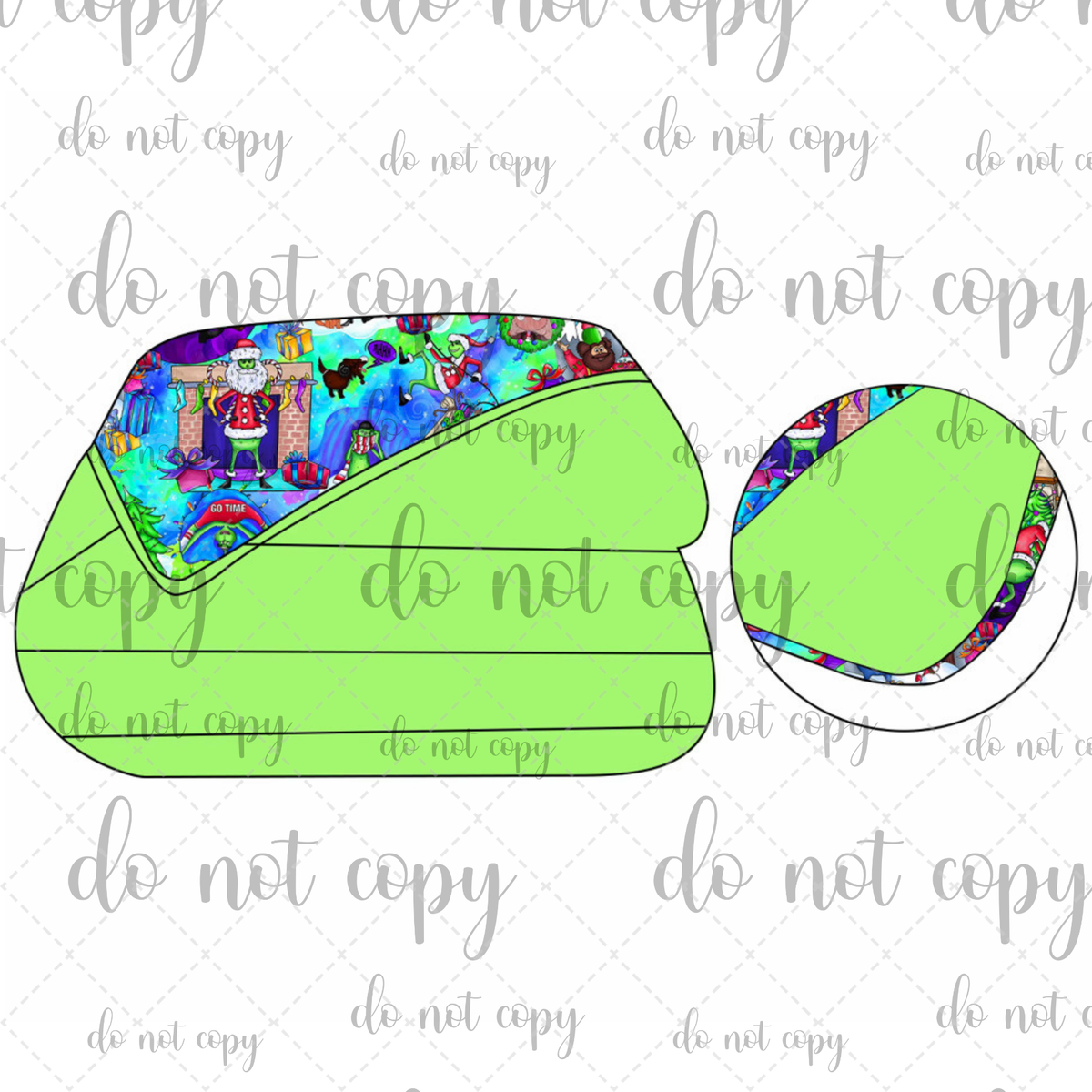 PRE-SALE: Mean, Green, and Merry 60x80 Bamboo Sherpa Plush Blanket